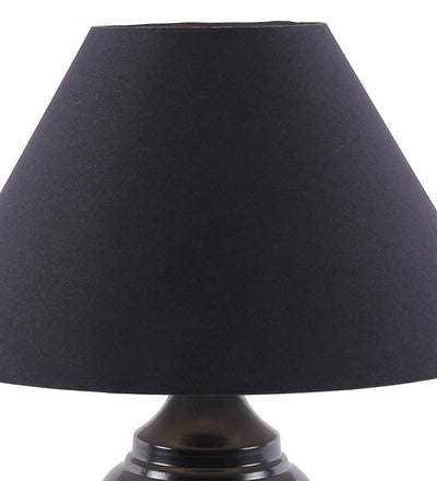 Black Cotton Table Lamp
