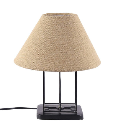 Beige Jute Table Lamp
