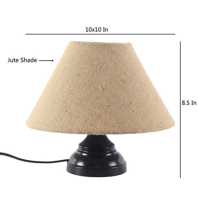 Beige Jute Table Lamp