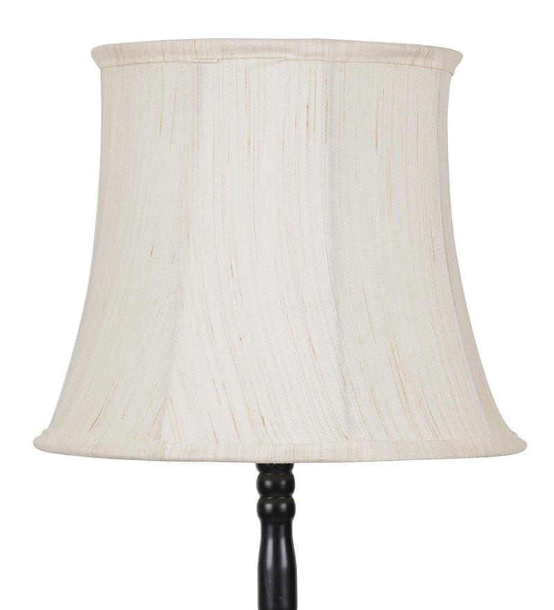 Cotton Off White Designer Iron Floor Lamp (Off - White)