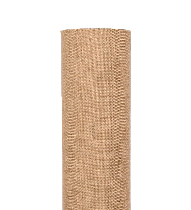 Beige Jute Round Natural Wood Floor Lamps (Beige, Jute)