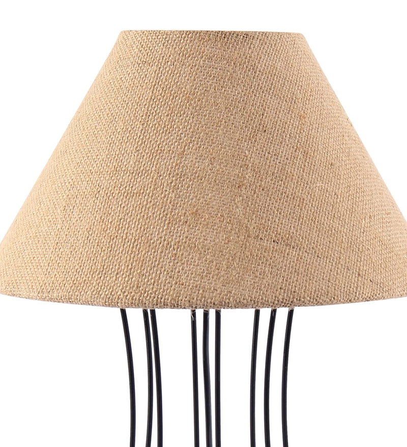 Beige Jute Table Lamp