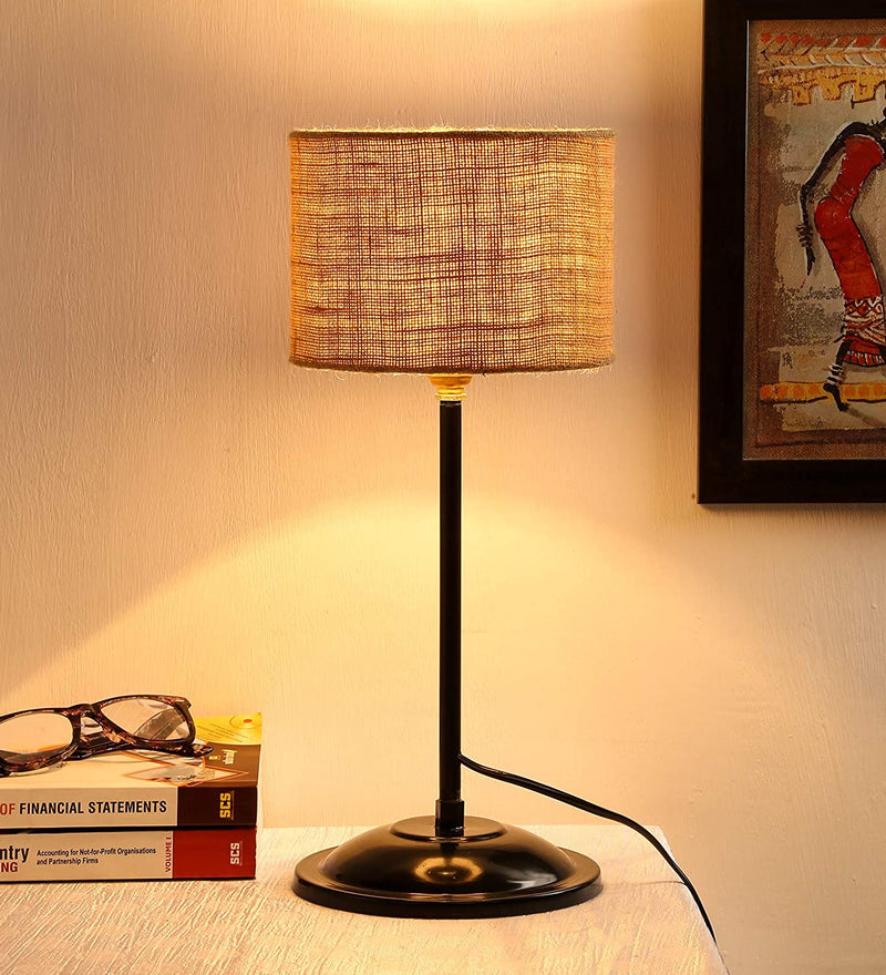 Jute Table lamp ( Beige )
