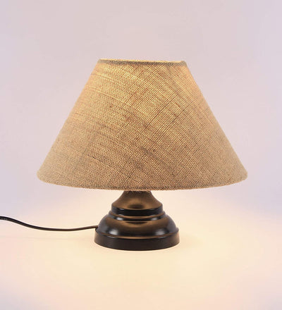 Beige Jute Table Lamp