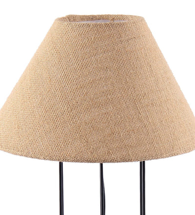 Beige Jute Table Lamp