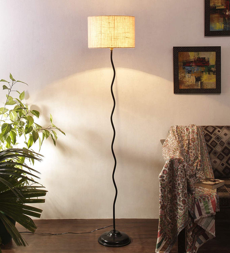 40W Floor Lamp, White
