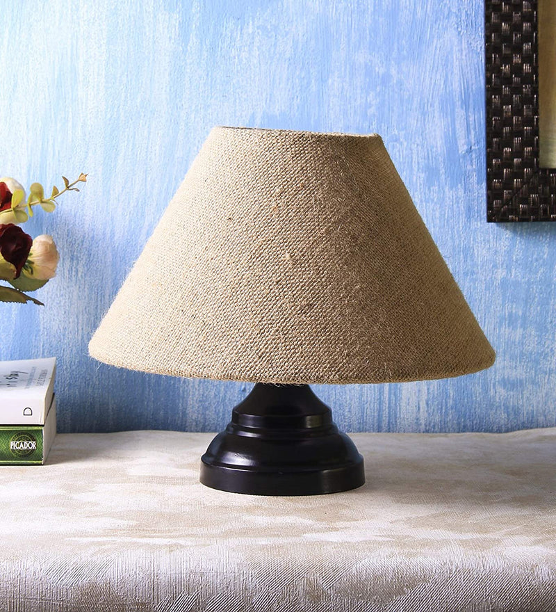 Beige Jute Table Lamp