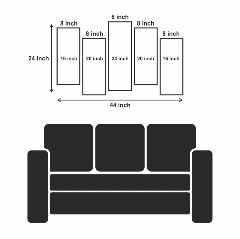 Couple In Rain Canvas Panel Wall Painting - With 5 Frames