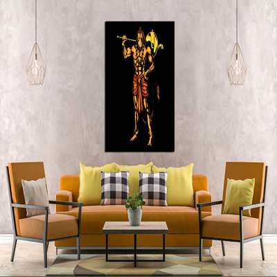 Hanuman Art Canvas Wall Painting