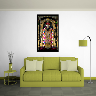 Devotional Tirupati Balaji Canvas Wall Painting