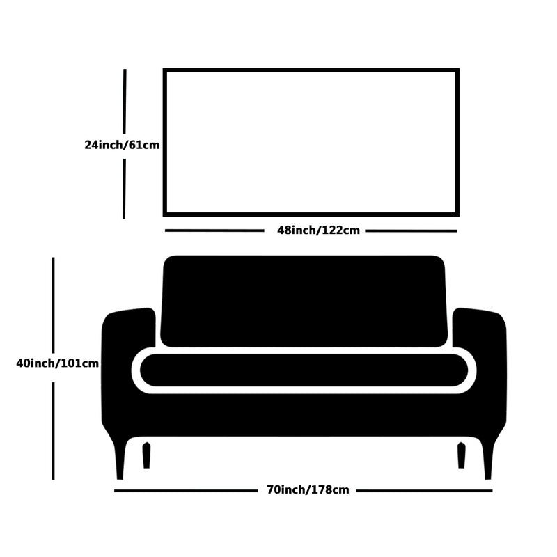 Couple Illustration Canvas Wall Painting