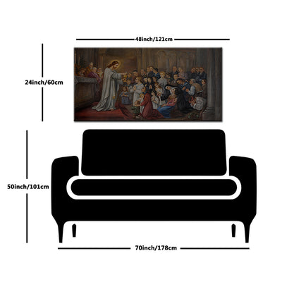 Jesus Christ Blessing Canvas Wall Painting