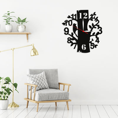 Beautiful Birds on the tree Design Wood Analog Wall Clock