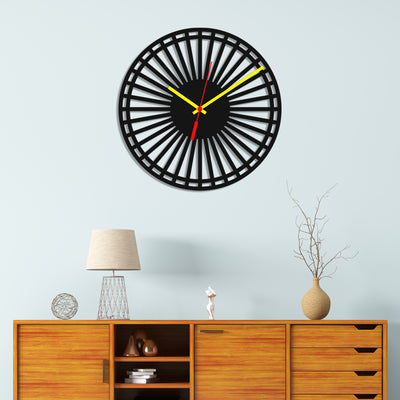 Lovely Lines Design Wood Analog Wall Clock