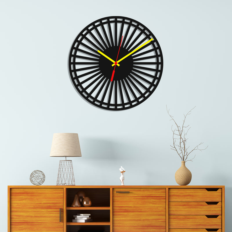 Lovely Lines Design Wood Analog Wall Clock