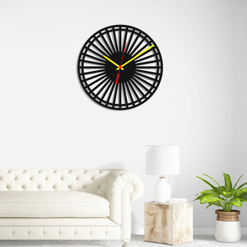 Lovely Lines Design Wood Analog Wall Clock