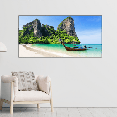 DECORGLANCE Beach Paintings Railay Beach Canvas Wall Painting