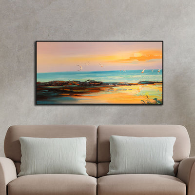 HORIZON ARTS CANVAS FLOATING WALL PAINTING