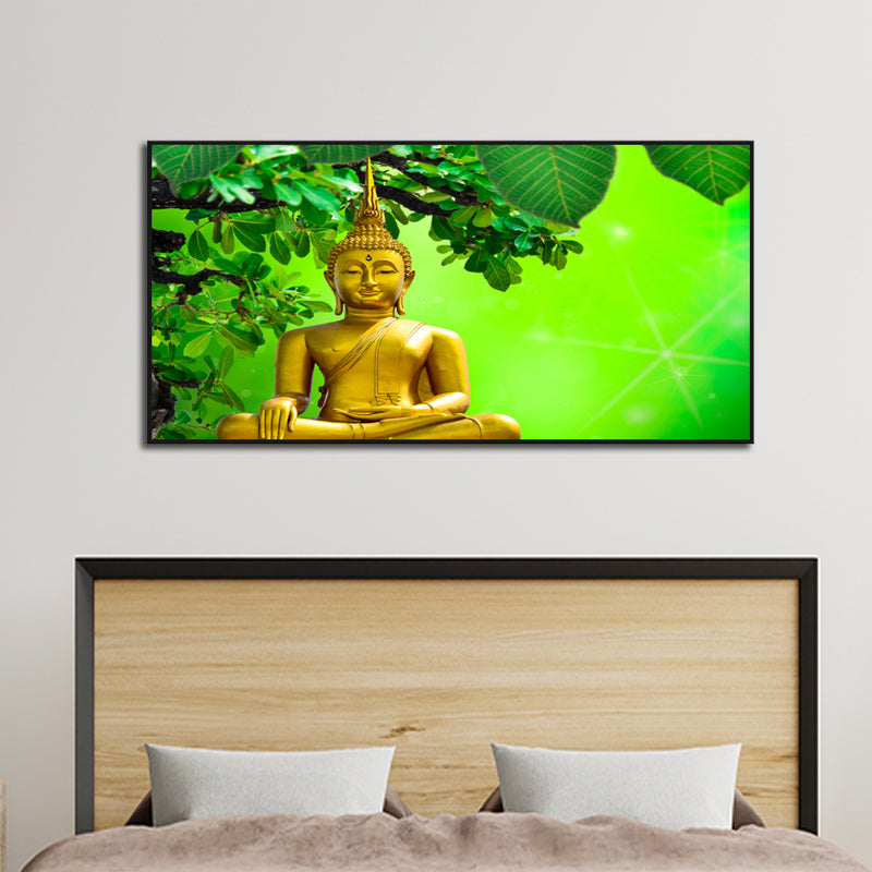 Beautiful Buddha Canvas Floating Wall Painting