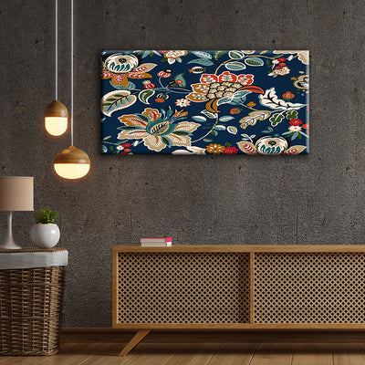 Colorful Floral Pattern Canvas Wall Painting