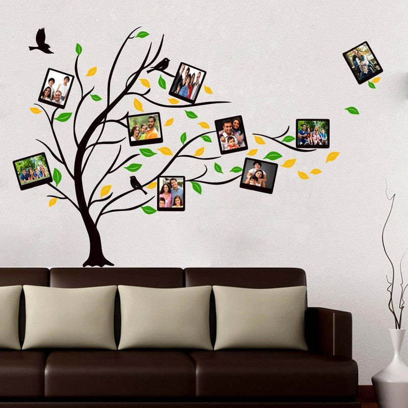 DECORGLANCE Decorative sticker Photo Frame Wall Sticker in Multicolor