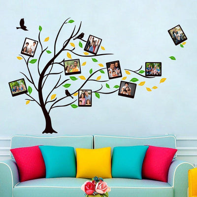 DECORGLANCE Decorative sticker Photo Frame Wall Sticker in Multicolor
