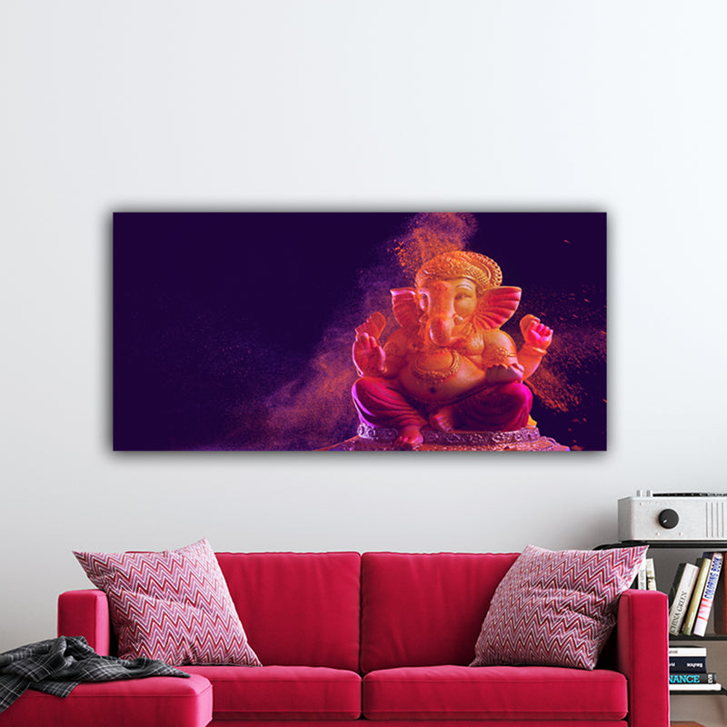 Lord Ganesha Canvas Wall Painting