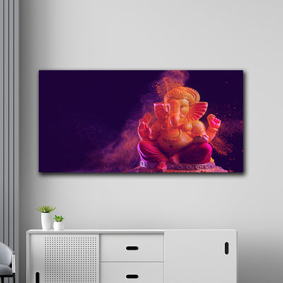 Lord Ganesha Canvas Wall Painting