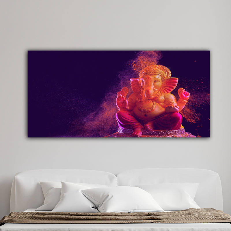 Lord Ganesha Canvas Wall Painting