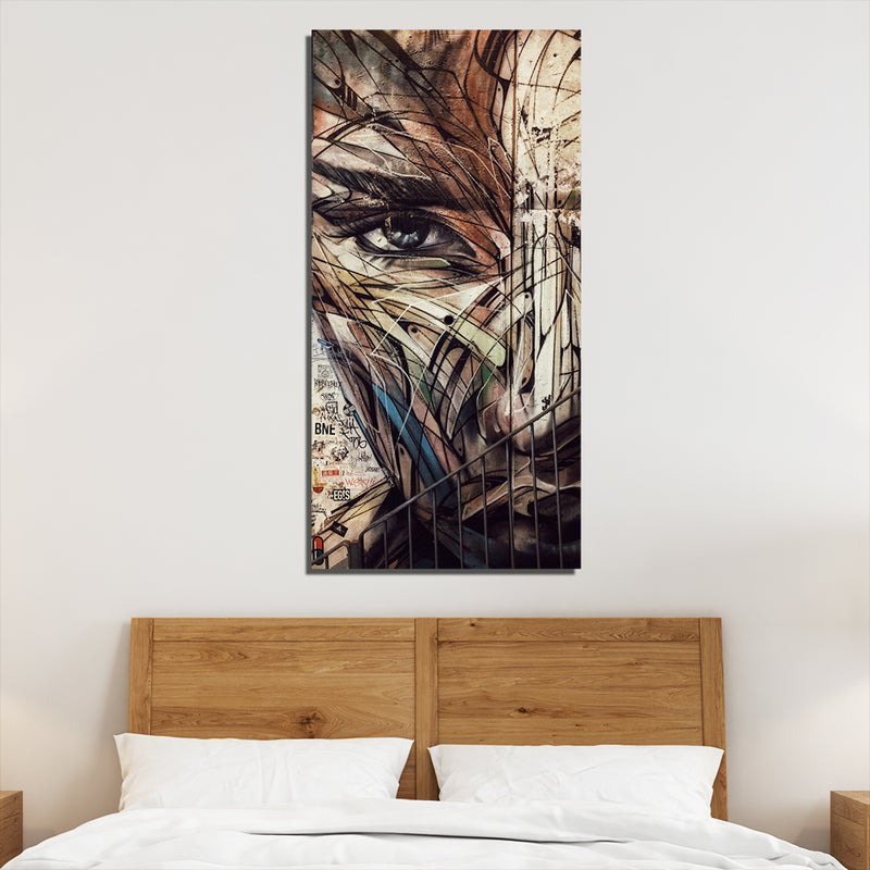 Face Painting Canvas Wall Painting