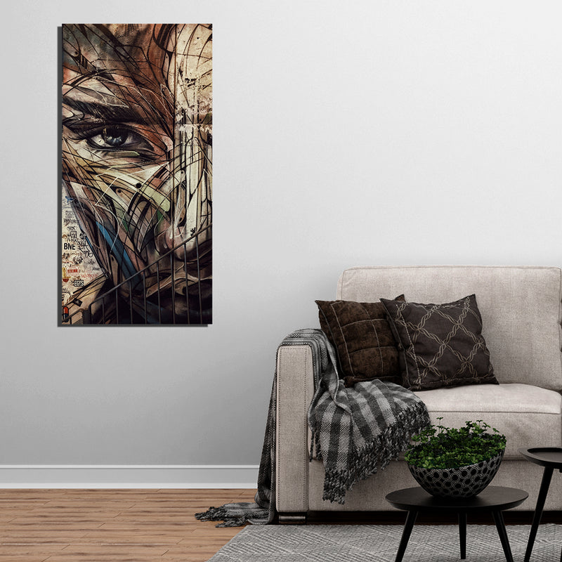 Face Painting Canvas Wall Painting