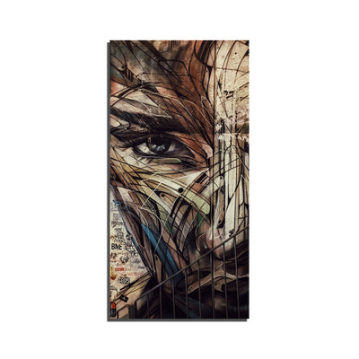 Face Painting Canvas Wall Painting