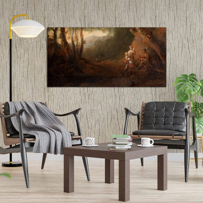 DecorGlance Historical Oil Painting Canvas Wall Painting