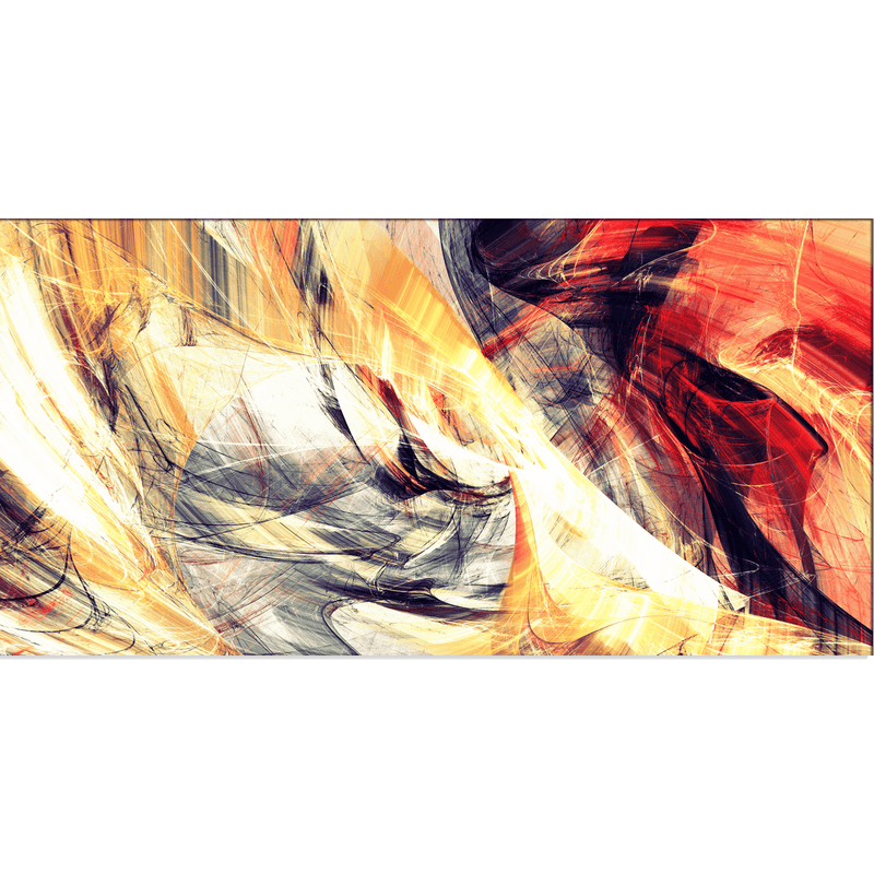 DECORGLANCE Home & Garden > Decor > Artwork > Posters, Prints, & Visual Artwork Smoke Effect Abstract Canvas Wall Painting