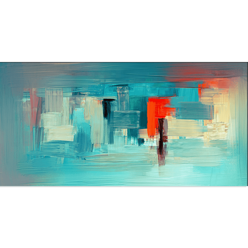 DECORGLANCE Stroke Pattern Modern Art Abstract Canvas Wall Painting