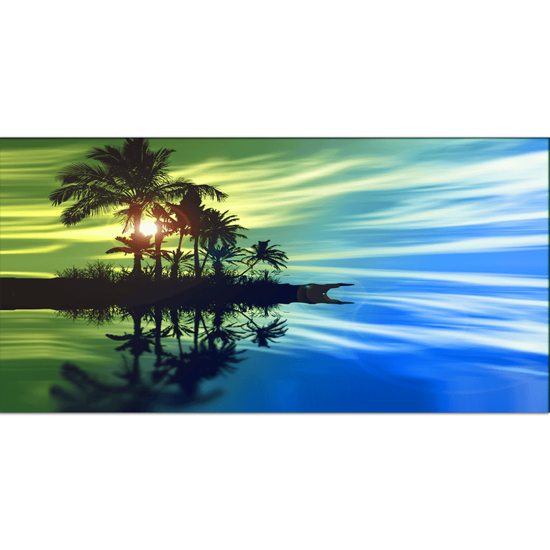 DECORGLANCE Home & Garden > Decor > Artwork > Posters, Prints, & Visual Artwork Sunset landscape View Canvas Wall Painting