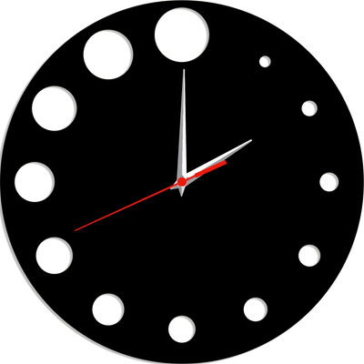 decorglance Home & Garden > Decor > Clocks > Wall Clocks Stylish Design Wood Analog Wall Clock