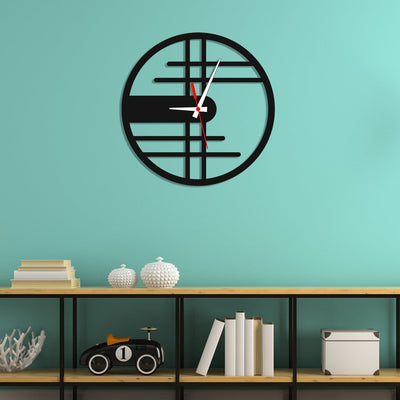 decorglance Home & Garden > Decor > Clocks > Wall Clocks Stylish Numeric Design Wood Analog Wall Clock