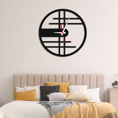 decorglance Home & Garden > Decor > Clocks > Wall Clocks Stylish Numeric Design Wood Analog Wall Clock