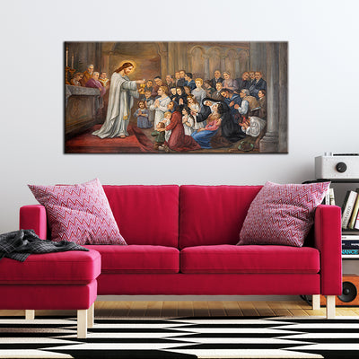 Jesus Christ Blessing Canvas Wall Painting