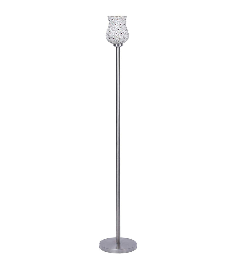 DecorGlance Lamps Steel Floor Standing Lamp (Multicolour)