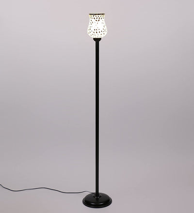 DecorGlance Lamps Wrought Iron Floor Standing Lamp (Multicolour)