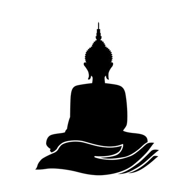 DECORGLANCE Lord Gautam Budhha Premium Quality Wall Sticker