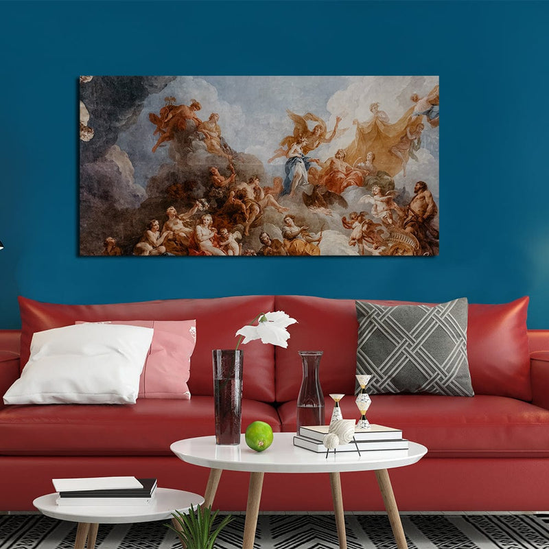 DecorGlance Palace Of Versailles Canvas Wall Painting