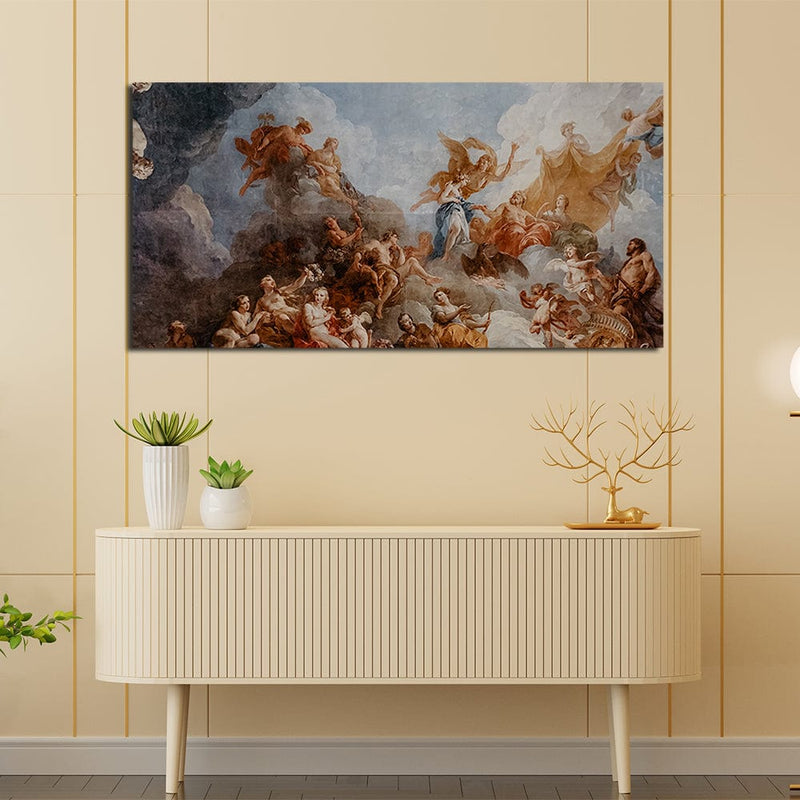 DecorGlance Palace Of Versailles Canvas Wall Painting