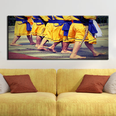 Five Beloved Ones Sikh Canvas Wall Painting