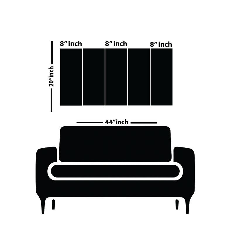 Mount Rushmore Rock Art Canvas Wall Painting- With 5 Frames