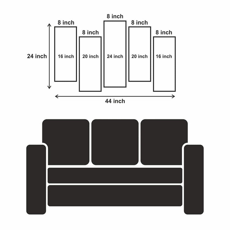 DECORGLANCE Panel painting Panel Painting Pink Marbling Effect Abstract Canvas Wall Painting- With 5 Frames