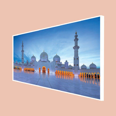 Grand Mosque Center Canvas Floating Frame Wall Painting