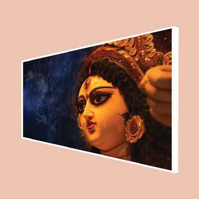 Maa Durga Canvas Floating Frame Wall Painting
